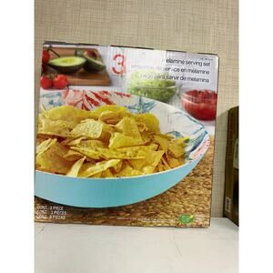 Pandex Sealife 3 Piece Melamine Serving Set